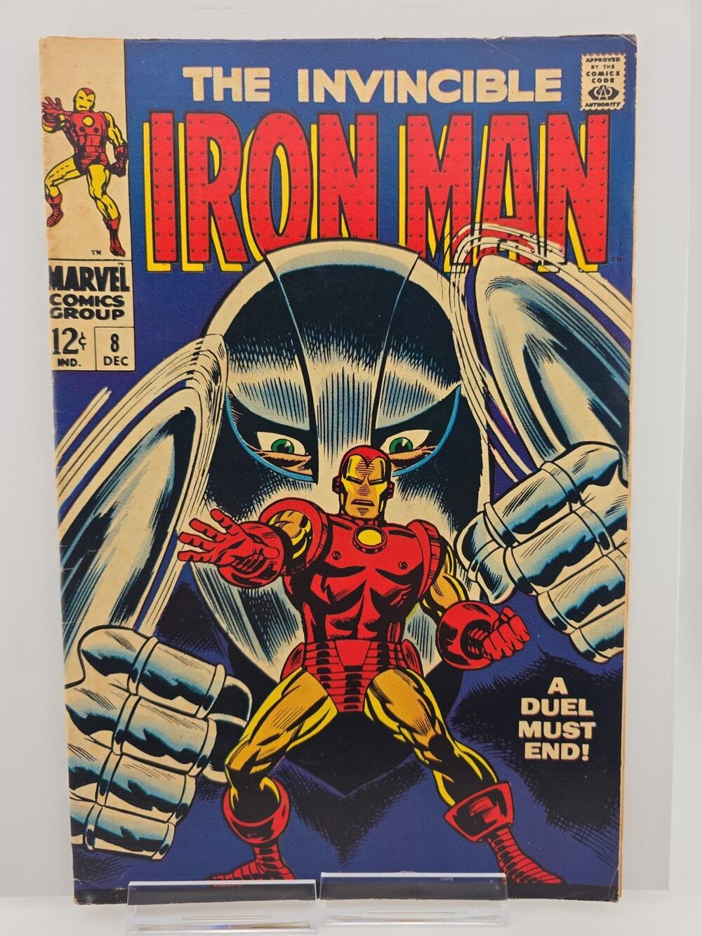 The Invincible Iron Man #8 1968 A Duel Must End!